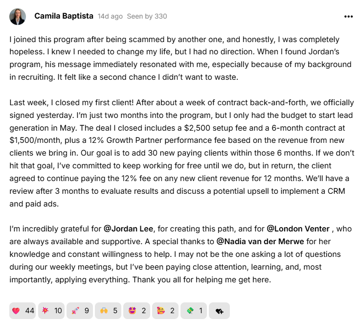 Camila Baptista — member result